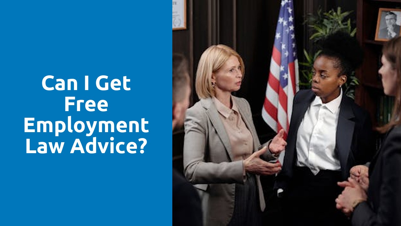 Can I get free employment law advice?