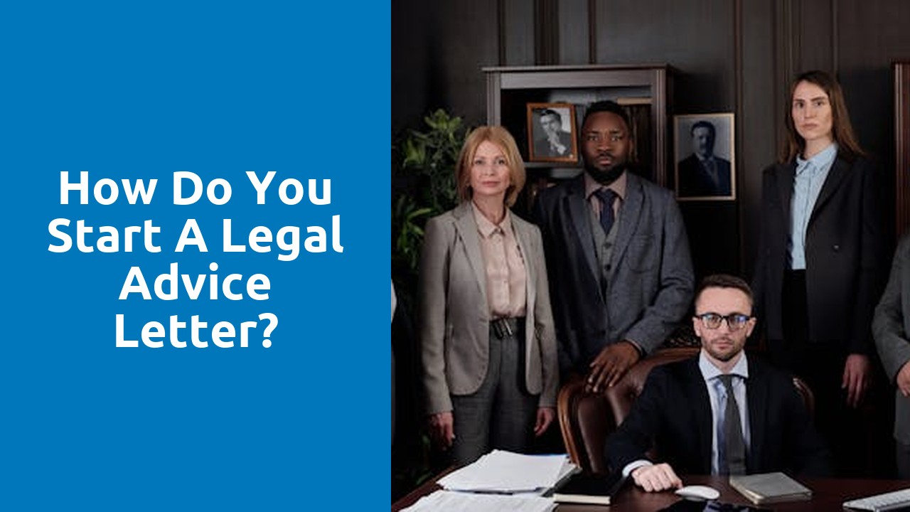 How do you start a legal advice letter?