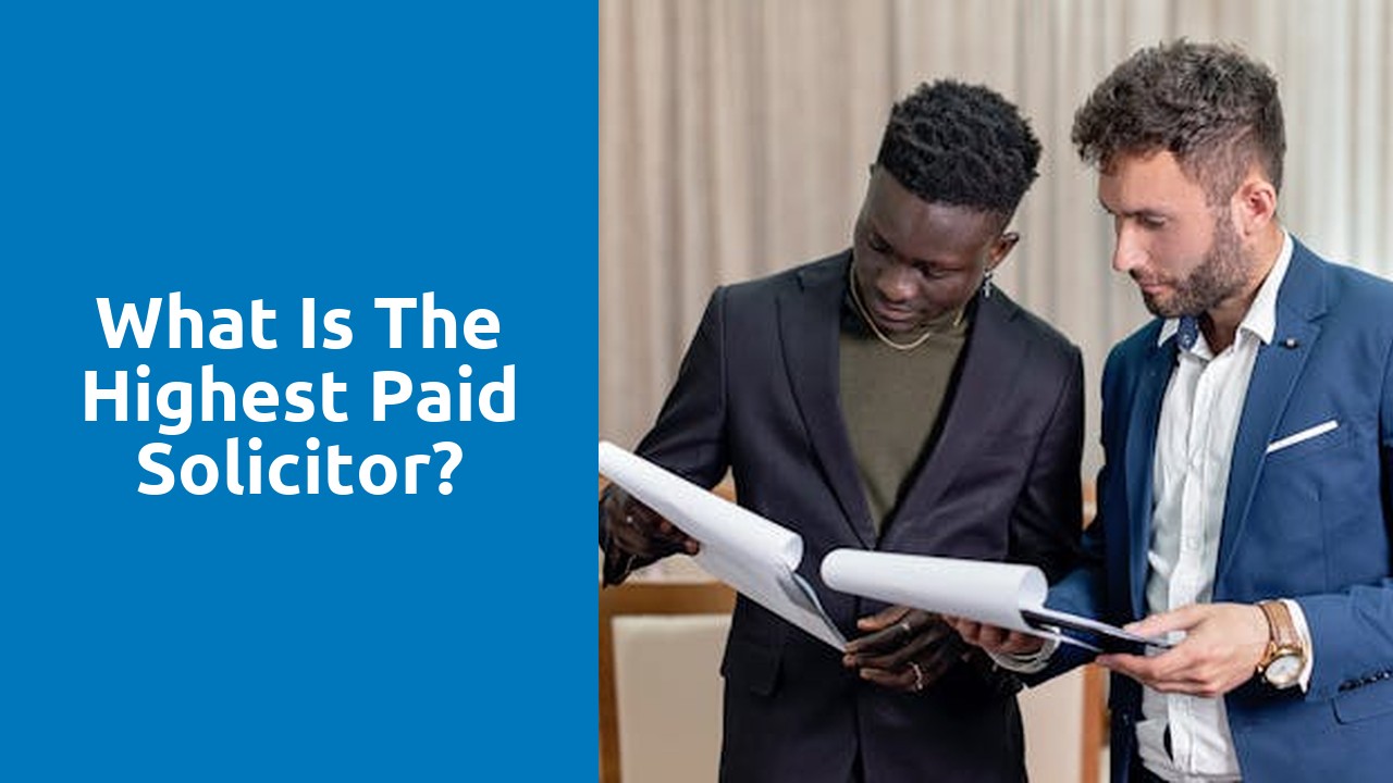 What is the highest paid solicitor?